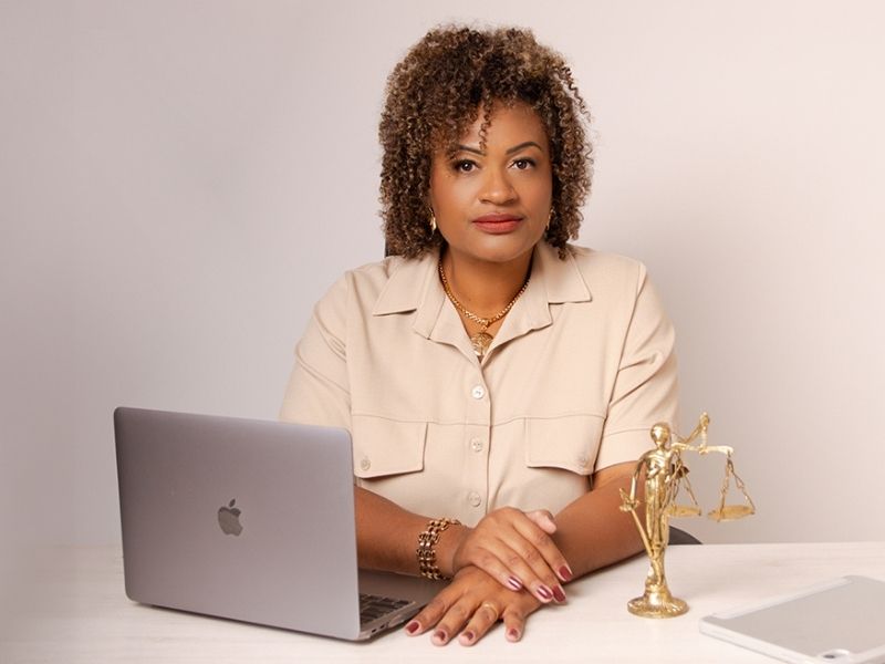 Foto da fundadora do Escritório de Advocacia Braz